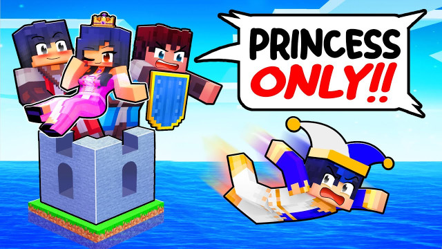 ONE PRINCESS stuck on a KNIGHTS ONLY Island!